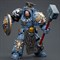 Фигура подвижная JoyToy Space Wolves Arjac Rockfist Warhammer 40000 6973130376878 - фото 172332