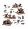 Dwarfen Mountains Holds Dwarf Cannon & Organ Gun Warhammer The Old World 10-14