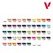 Набор красок Inspiration Color Set 48 colors Vallejo 72182 V-72182 - фото 188510