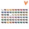 Набор красок Artist's Selection Case. Includes 60 Xpress colors Vallejo 72184 V-72184 - фото 188616