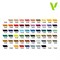 Набор красок Creative Full Collection. Includes 51 colors, 7 primers and 2 auxiliaries Vallejo 72185 V-72185 - фото 188622