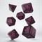 Runic Shimmering black with magenta Dice Set SRUN08 - фото 188959