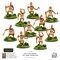 Mythic Americas Cuzco Warriors with copper-headed axes 722212006