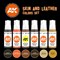 Набор акриловых красок AK Interactive 3GEN Skin and Leather Colors Set, для кожи и кожаных изделий, 6 цветов, AK11613 AK11613