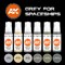 Paints set - GREY FOR SPACESHIPS SET AK11614 - фото 198008