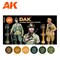 Paints set - DAK SOLDIER UNIFORM COLORS 3G AK11628 - фото 198048