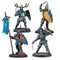 Набор миниатюр Corvus Belli Warcrow Feudom Foot Knights, WW05004-0058 WW05004-0058