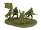 Вторая мировая война Советская гвардейская стрелковая рота 1943-1945 (1/72) (сборка без клея) Звезда 6293 Z6293