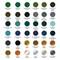 Набор красок AK11784 Wargame Paint It All Box 108 Colors 3gen AK11784 AK11784 - фото 205651