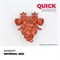 Контрастный маркер-кисть для миниатюр AK Interactive Quick Markers Infernal Red, красный, AKMQ017 AKMQ017