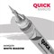 Контрастный маркер-кисть для миниатюр AK Interactive Quick Markers White Shadow, белый, AKMQ019 AKMQ019