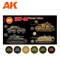 Набор красок AK11656 AFV Paint set - GERMAN WAR COLORS 37-44 3G AK11656 AK11656 - фото 205805
