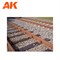 Материал для оформления подставки AK Small Railroad Ballast 1/72 AK8256 AK8256