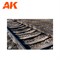 Материал для оформления подставки AK Small Railroad Ballast 1/72 AK8256 AK8256