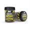 Текстурная паста для диорам AK Interactive Terrains Asphalt, асфальт, 250 мл, AK8013 AK8013