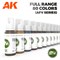 Набор акриловых красок в кейсе AK Interactive 3GEN, для бронетехники, 80 цветов, AK11703 AK11703