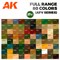 Набор акриловых красок в кейсе AK Interactive 3GEN, для бронетехники, 80 цветов, AK11703 AK11703