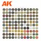 Набор акриловых красок в кейсе AK Interactive 3GEN, для бронетехники, 120 цветов, AK11705 AK11705