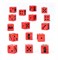 Chaos Space Marine Red Corsairs Dice Warhammer 40000 43-115